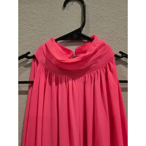 New York & Company Women's Pink Sleeveless Maxi Dress Size M Y2K Fairy - Picture 2 of 14